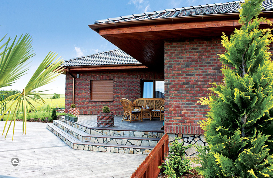 Частный дом из кирпича MUHR Nr 7 Westfalisch-bunt
