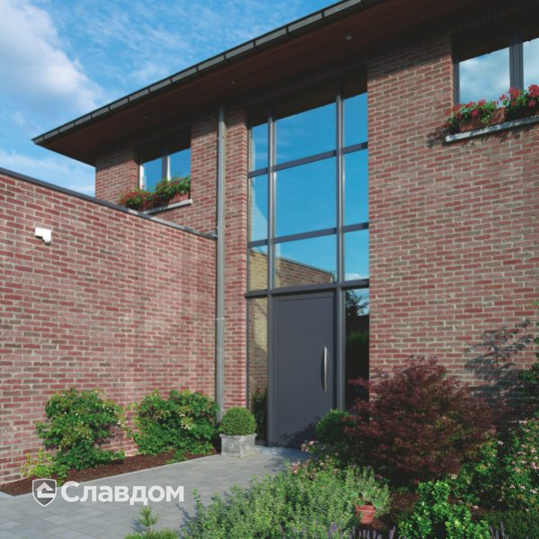 Частный дом в Баулере с облицовкой кирпичом Terca Paarsblauw