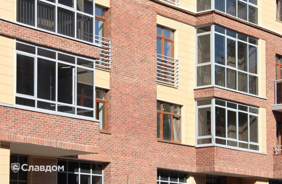 Малоэтажный жилой комплекс с облицовкой кирпичом Terca Milano