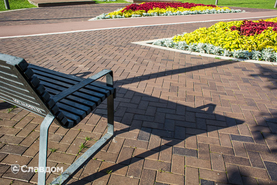Гончаровский парк в Москве с применением клинкерной брусчатки Penter Titan braun-anthrazit