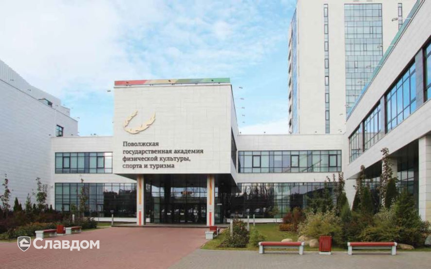 Международный информационный центр в г.Казань, построенный из поризованных блоков Porotherm 25