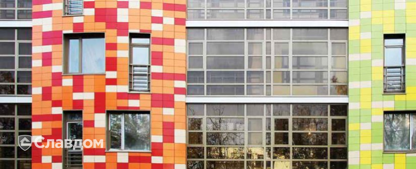 Жилой комплекс "Каскад", построенный из поризованных блоков Porotherm 38