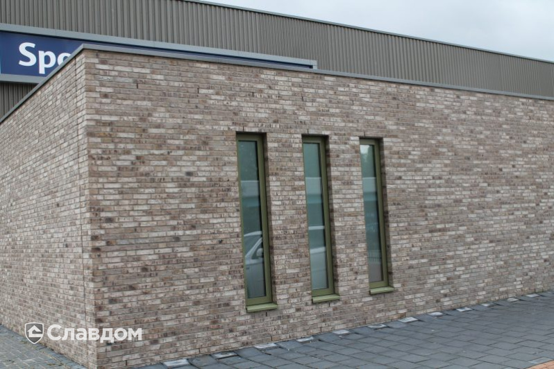 Спортивный зал De Lijster с облицовкой кирпичом Terca Birchwood