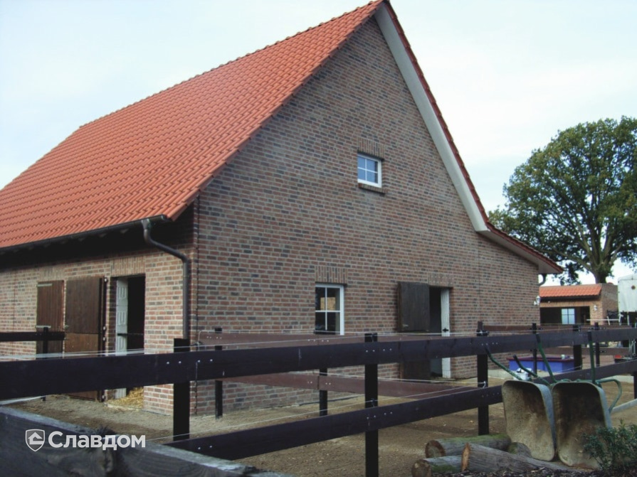 Коттеджный поселок с облицовкой кирпичом Terca Pastorale