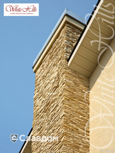 Жилой дом с использованием облицовочного камня White Hills Кросс Фелл 100-10