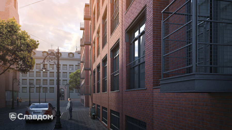 Частный дом с облицовкой фасадной клинкерной плиткой King Klinker Old Castle HF08 Deep purple