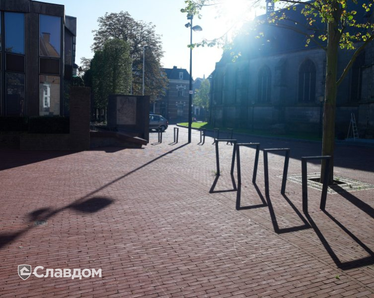 Улицы Хааксбергена с применением брусчатки Penter Paviona