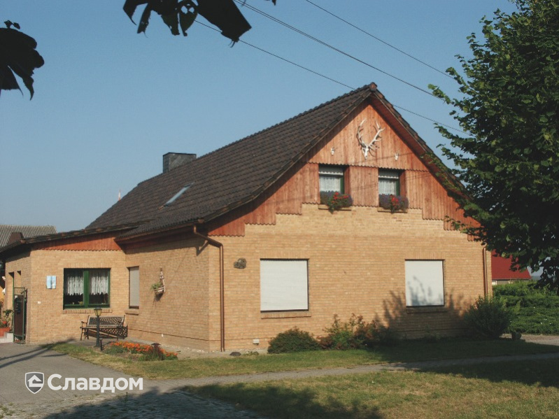 Частный дом с облицовкой кирпичом Terca Orchidee Rose