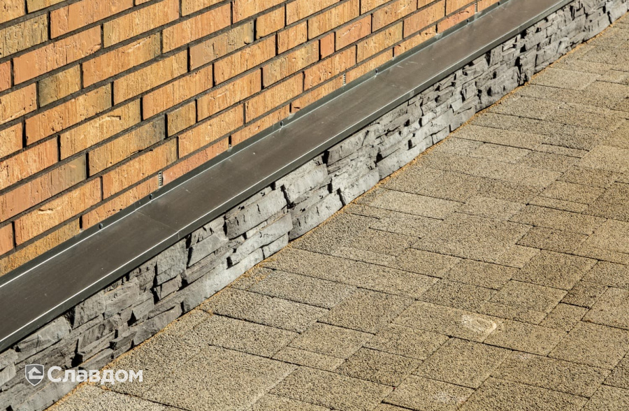 Частный дом с облицовкой кирпичом ModFormat Халден