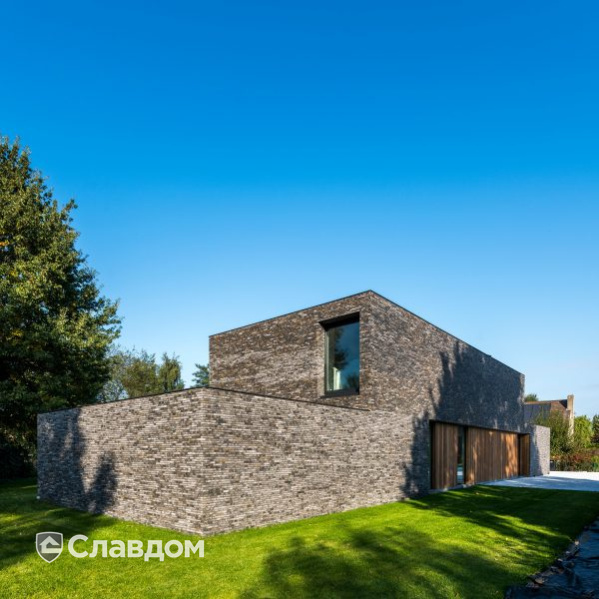 Частный дом во Фландрии с облицовкой кирпичом Terca Metropolis Colonia