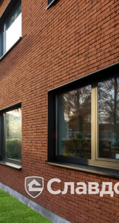 Частный дом с облицовкой кирпичом Terca Haywood Red