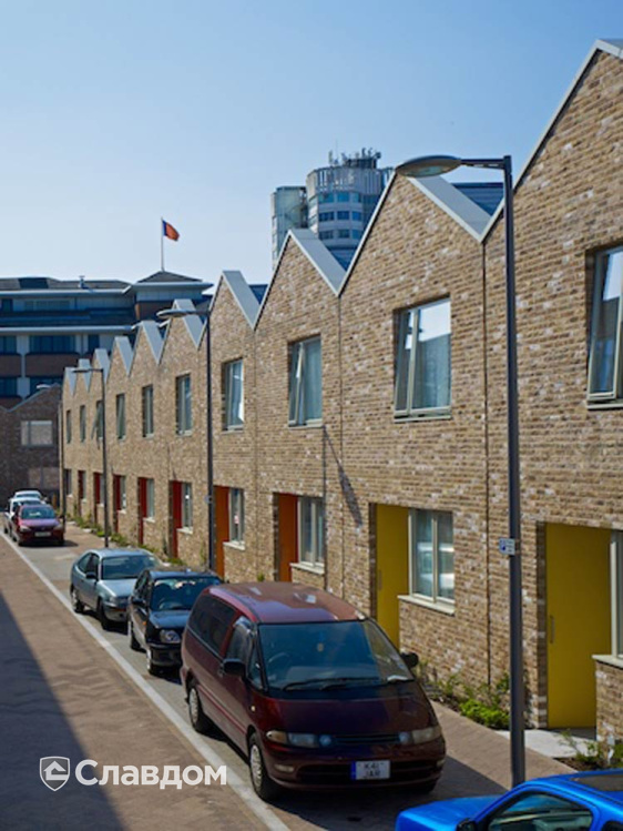 Жилой комплекс с применением керамического кирпича ENGELS HANDFORM Barnsteen