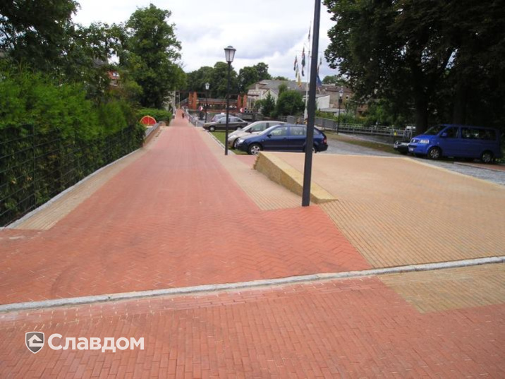 Мост с применением брусчатки Penter Heide