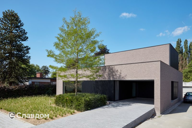 Частный дом в Бельгии с облицовкой кирпичом Terca Cromo