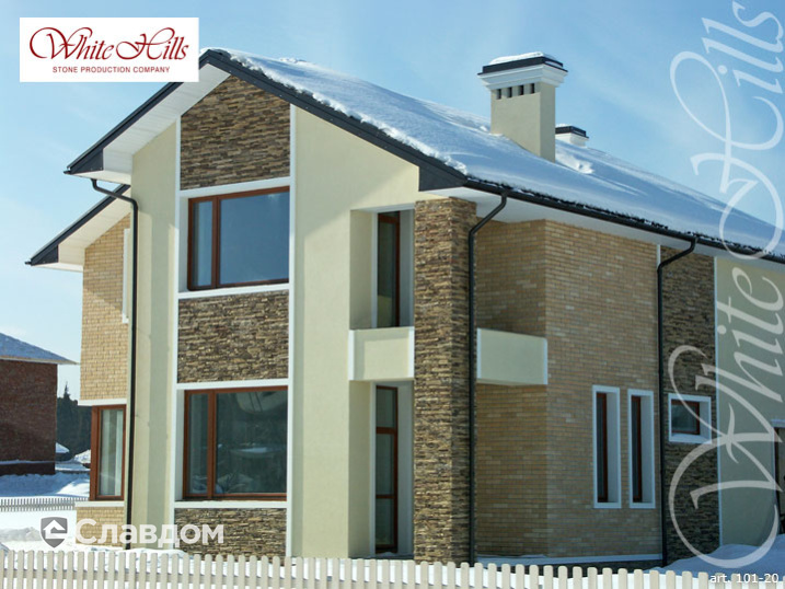Коттедж с использованием облицовочного камня White Hills Кросс Фелл 101-20