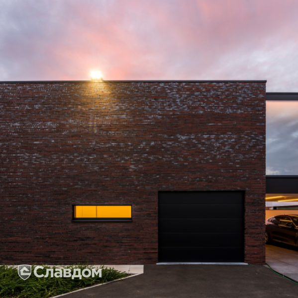 Частный дом в Эдегеме с облицовкой кирпичом Terca Wasserstrich Special E1