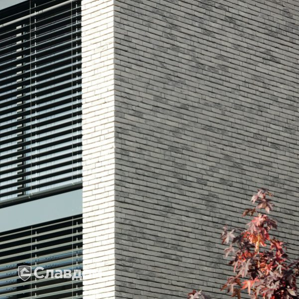 Частный дом с облицовкой кирпичом Terca Branco Genuanceerd