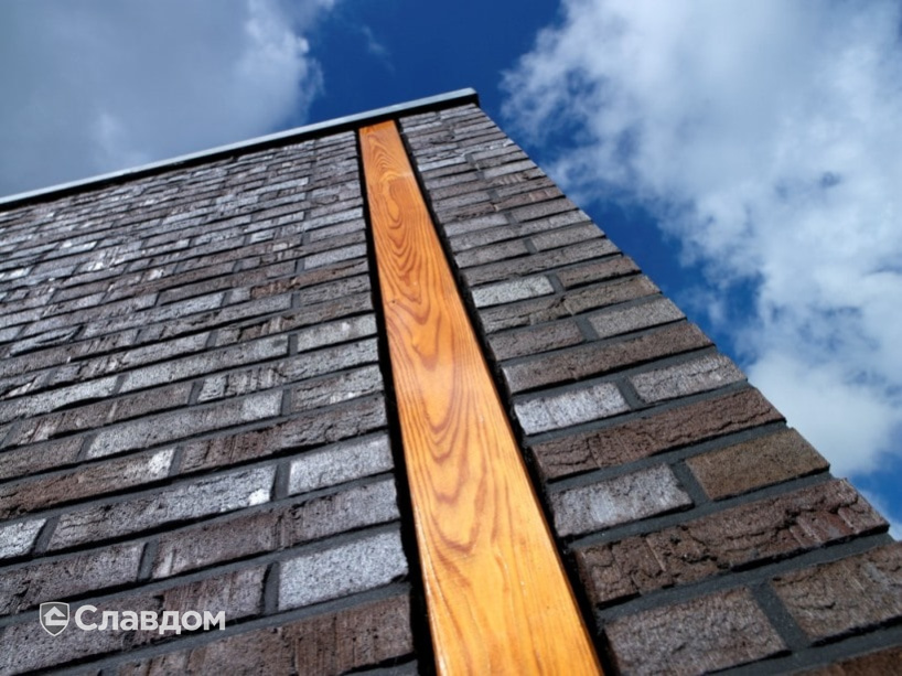 Жилой дом с облицовкой кирпичом Terca KBB-f