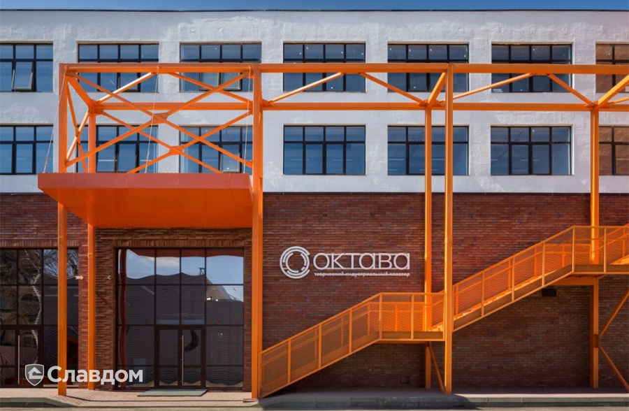 Творческий индустриальный кластер "Октава" с применением плитки Stroeher