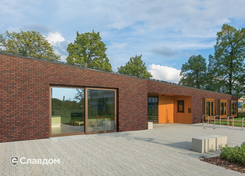 Частный дом с облицовкой фасадной клинкерной плиткой King Klinker Old Castle HF50 Old factory