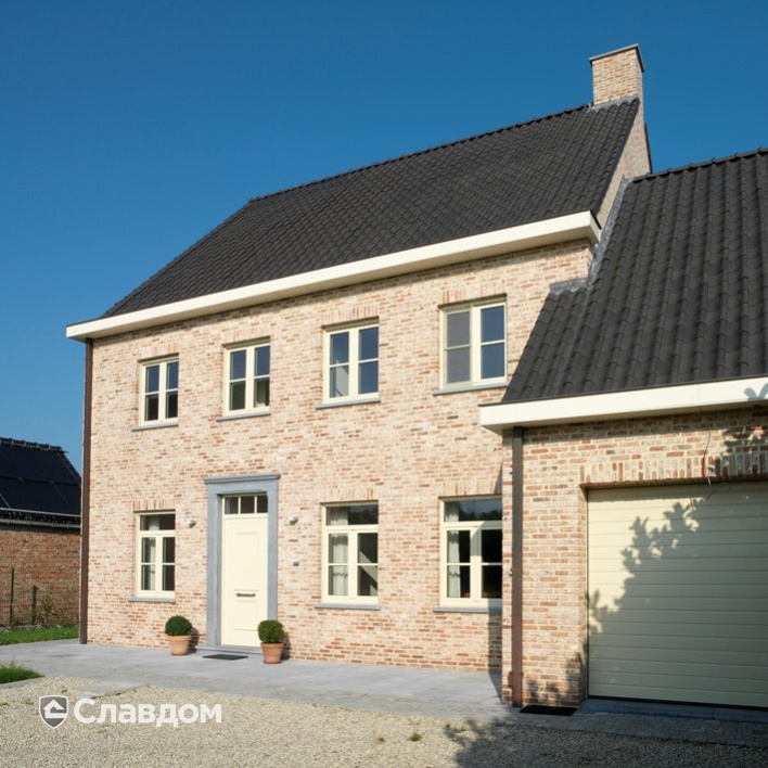 Частный дом с облицовкой кирпичом Terca Retro Pastorie