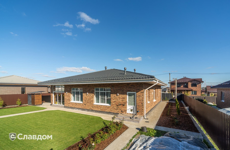 Частный дом с облицовкой кирпичом ModFormat Халден