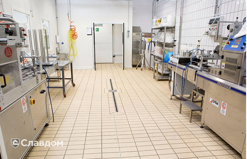 Завод с напольной промышленной плиткой Stroeher Stalotec 120 beige