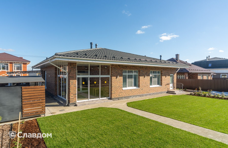 Частный дом с облицовкой кирпичом ModFormat Халден