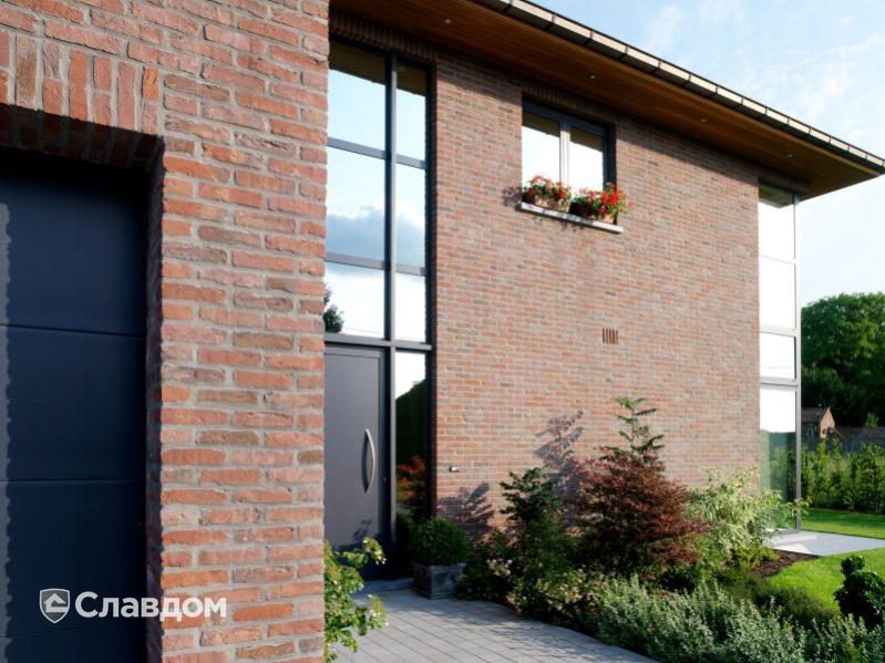 Частный дом в Баулере с облицовкой кирпичом Terca Paarsblauw