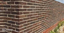 Стена частного дома из кирпича Донские зори Матвеевский
