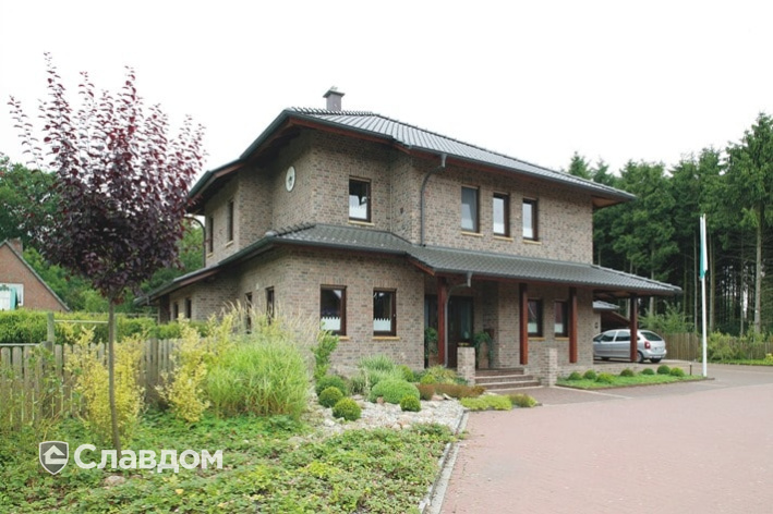 Коттеджный поселок с облицовкой кирпичом Terca Veldbrand Exterieur