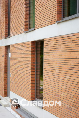 Частный дом с облицовкой кирпичом Terca Linnaeus Betula