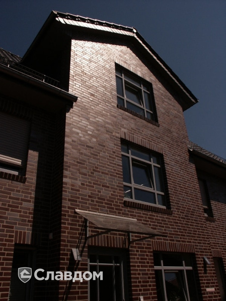 Таунхаус с облицовкой кирпичом Terca KBB-f