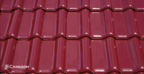 Частный дом с крышей из черепицы Creaton Futura Weinrot Glasiert