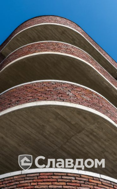 Жилой комплекс в Баттеле с облицовкой кирпичом Terca Paarsblauw