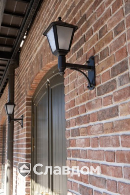 Лавка купца Курманаева в Казани с облицовкой кирпичом Terca Pastorale