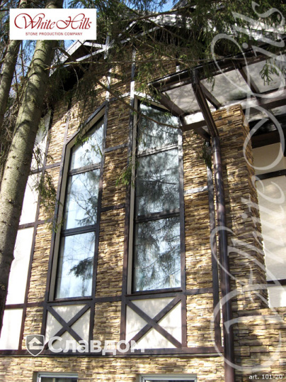 Коттедж с применением облицовочного камня White Hills Кросс Фелл 101-20