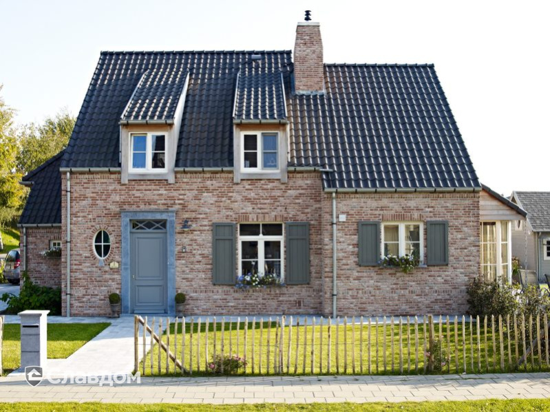 Частный дом в Синт-Михилс с облицовкой кирпичом Terca Belle Epoque de Mons