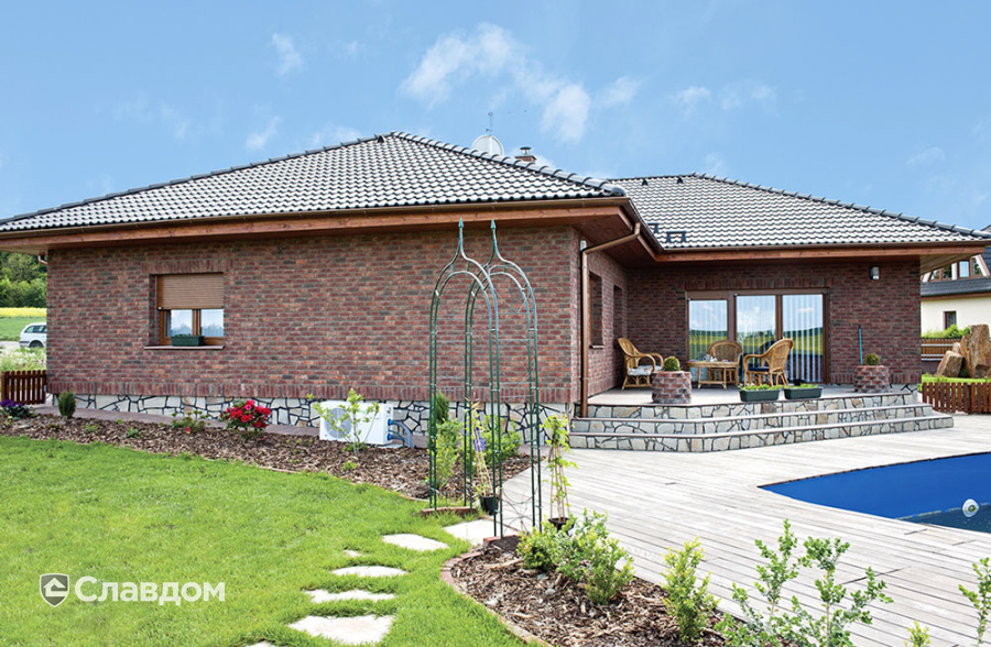 Частный дом из кирпича MUHR Nr 7 Westfalisch-bunt