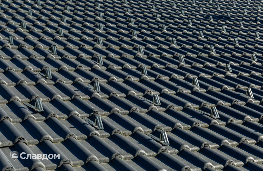 Частный дом с облицовкой из кирпича Тандем Данилово