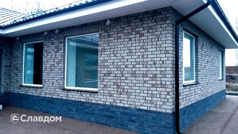 Частный коттедж с применением кирпича Terca Chicago