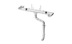 Водосточная система Docke STAL PREMIUM 125/90 мм, пломбир