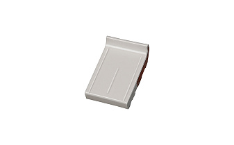 Клинкерный завершающий водоотлив Terca Platinum grey, 160*105*30 мм