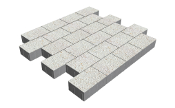 Плитка тротуарная SteinRus Бельпассо Медио Б.10(Б).П.8, Backwash, Доломит, 225*150*80 мм