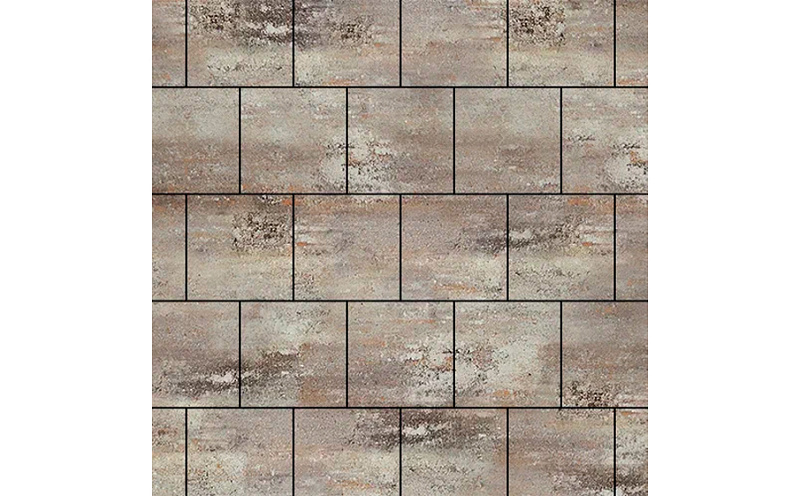 Плитка тротуарная SteinRus Валенсия Б.3.К.8, гладкая, ColorMix Берилл, 300*300*80 мм