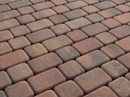 Плитка тротуарная Классико А.1.КО.4 листопад гладкий арабская ночь, комплект 2 шт, толщина 40 мм