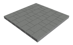 Плитка тротуарная SteinRus Новый город Лион Б.9.Псм.6, Native, серый, толщина 60 мм
