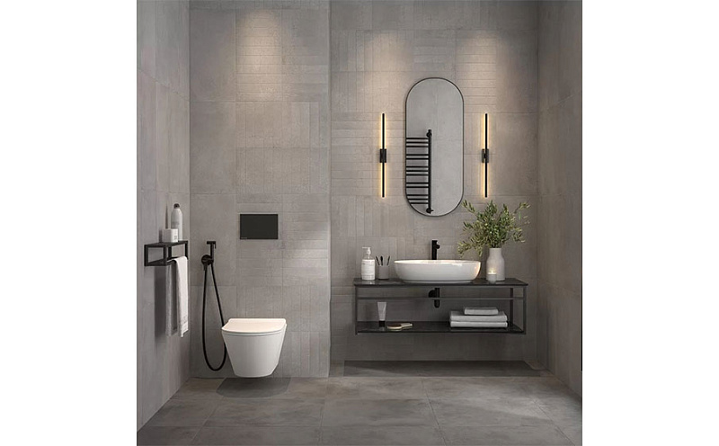 Керамогранит KERAMA MARAZZI Мирабо серый обрезной, 600*600*9 мм