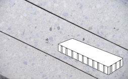 Плитка тротуарная Готика, Granite FINO, Плита Б.3.П.10, Мансуровский, 500*125*100 мм