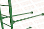 Лестница фасадная Borge (нижняя секция) оцинкованная RAL 6002, 2,7 м